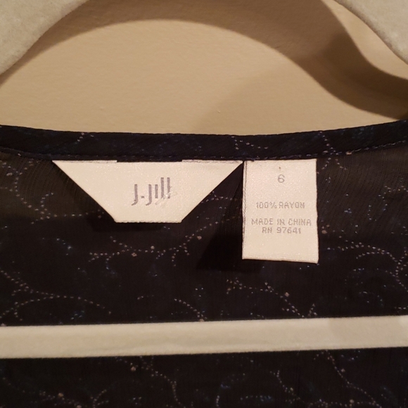 J.Jill wrap blouse top - Picture 4 of 5